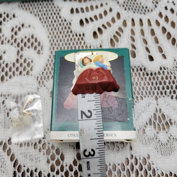 Vintage Hallmark Keepsake Handcrafted Ornament Lot 4 Pieces - Picture 3 of 5